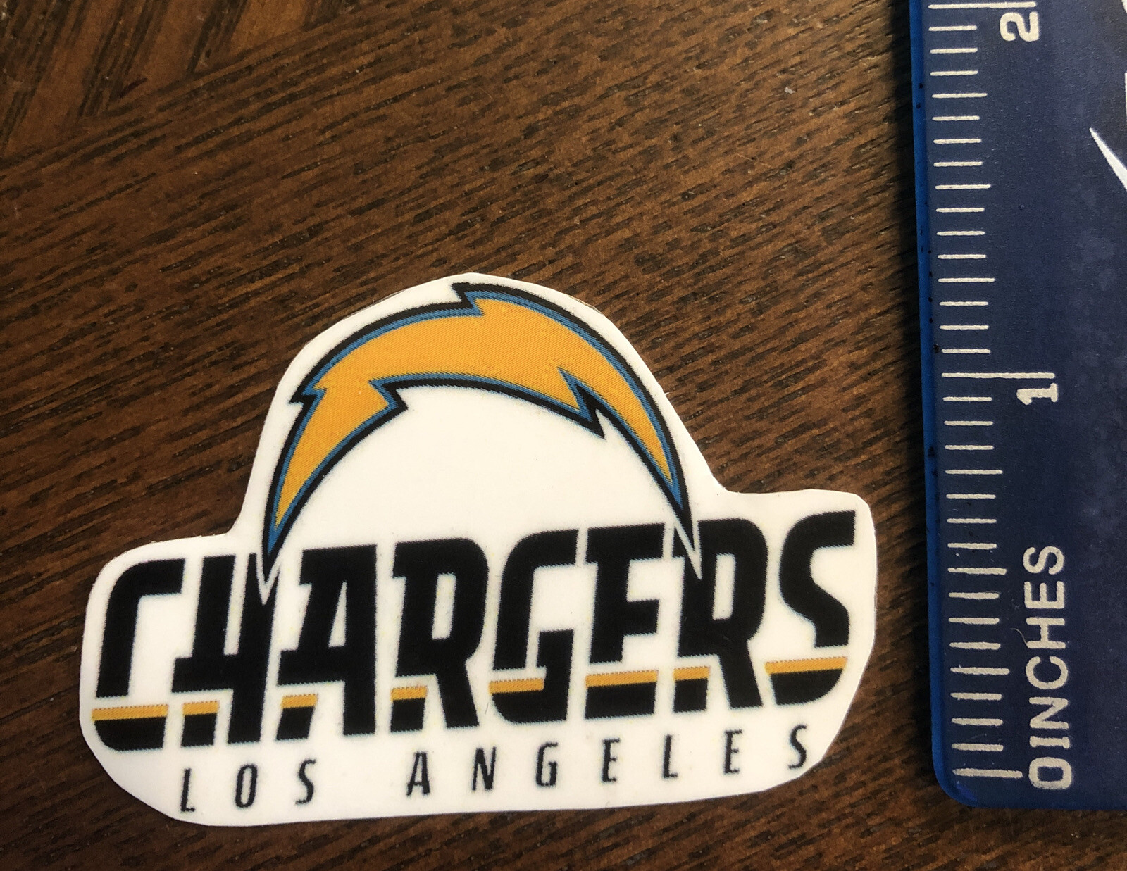 Los Angeles Chargers Football NFL Sticker 2 in. x 1 1/2 in.