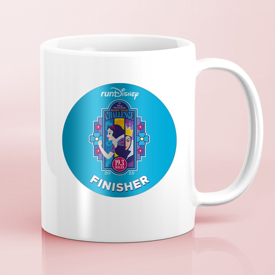 RunDisney Princess Weekend 2025 Fairy Tale 19.3 FINISHER Water Bottle Sticker