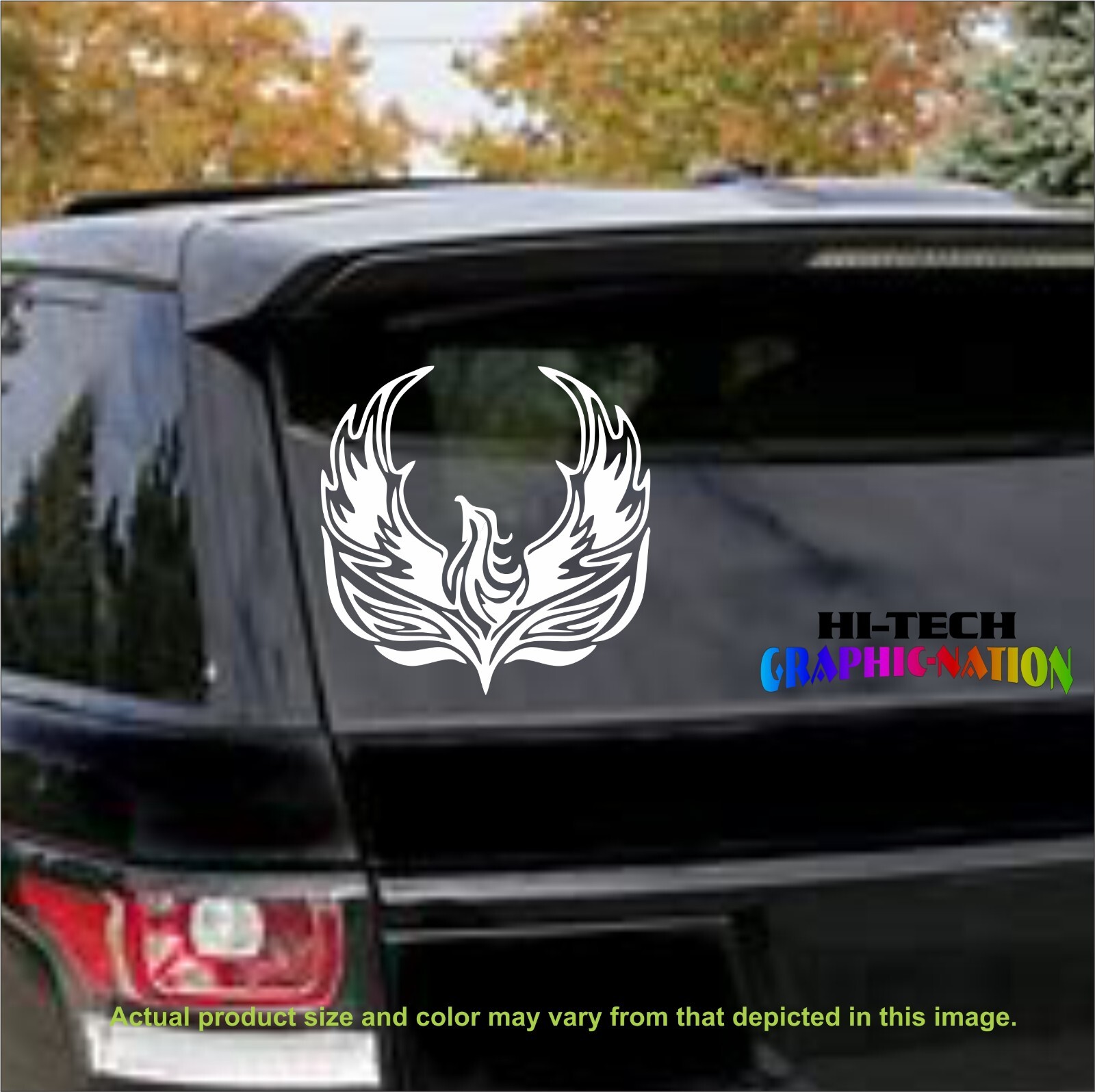 PHOENIX BIRD Fire bird Firebird Tribal Flame Vinyl Decal Car Wall sticker custom