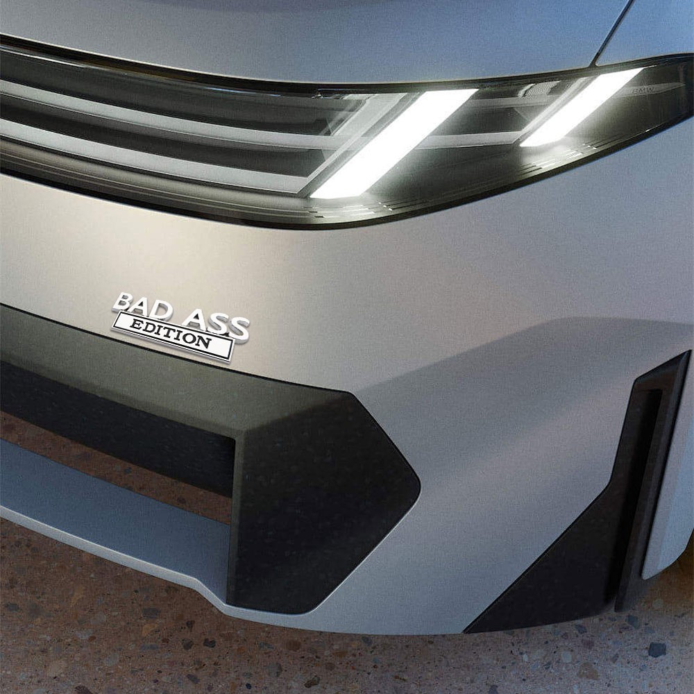 Bad Ass Edition Emblem Car Badges Badass 3D Sticker Decal Chrome TL
