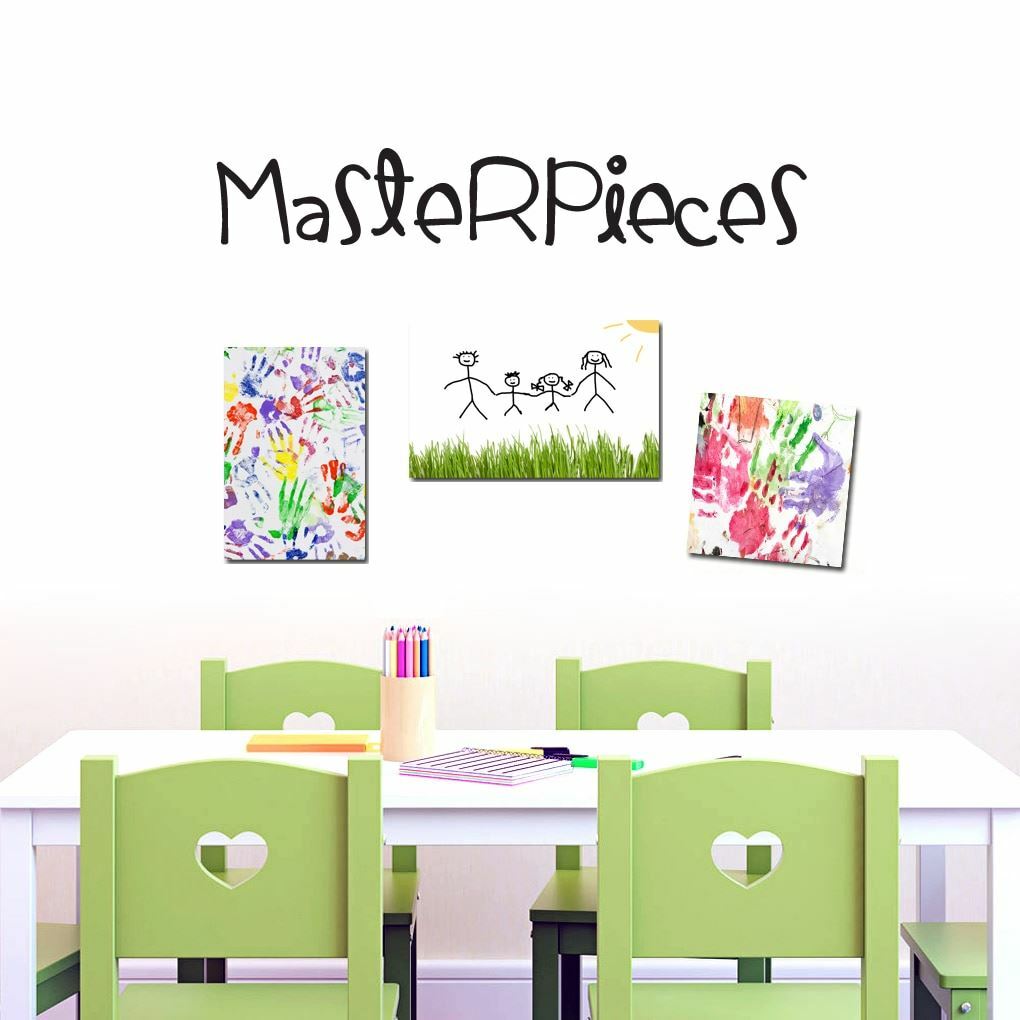 Masterpieces Wall Decal – Kids, Nursery, Playroom, Classroom, Wall Sticker, Art