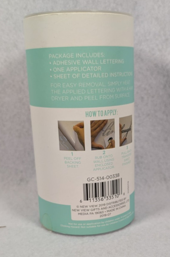 DCWV Wall Lettering Kit "Choose Joy" New