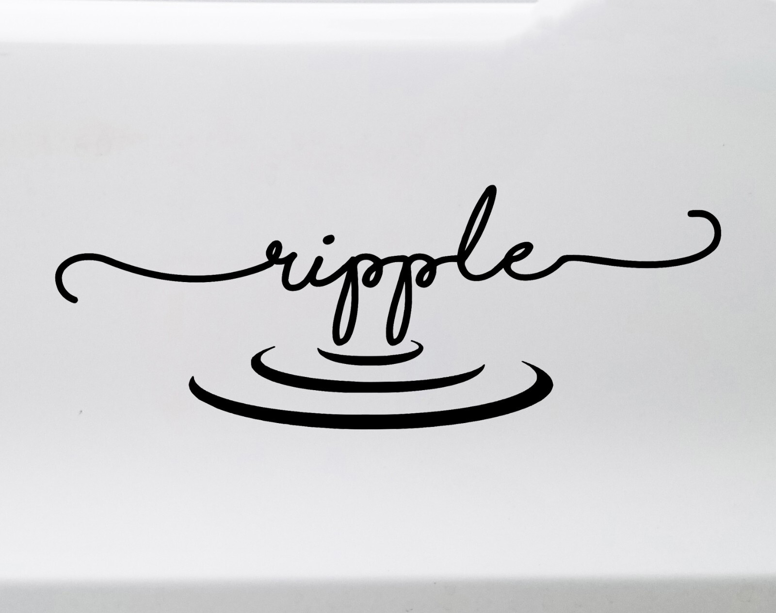 Ripple Vinyl Decal – Water Wave Zen Still Grateful Dead Jerry Garcia – Die Cut