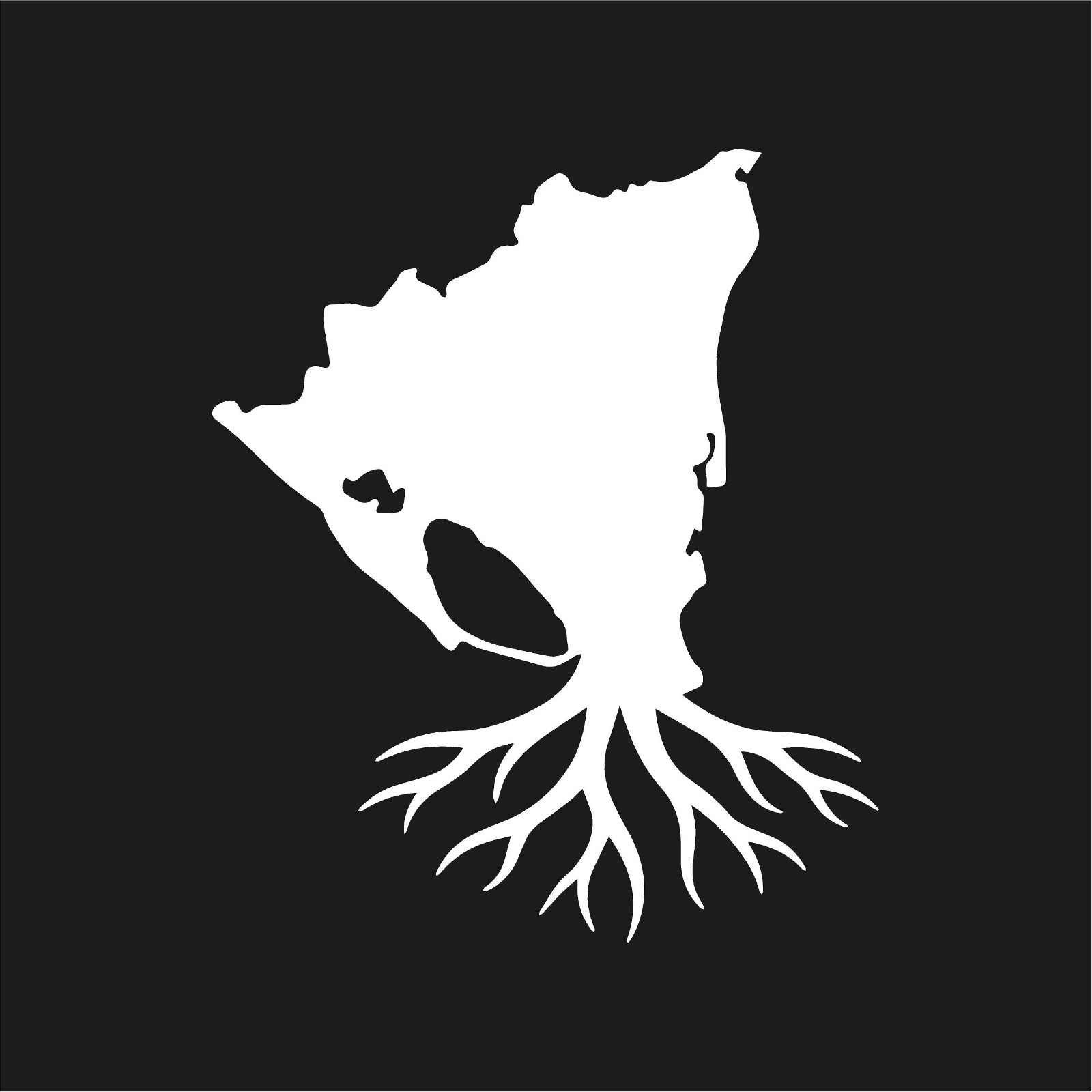 Nicaragua Roots Vinyl Decal Country Outline Nicaraguan Heritage Sticker