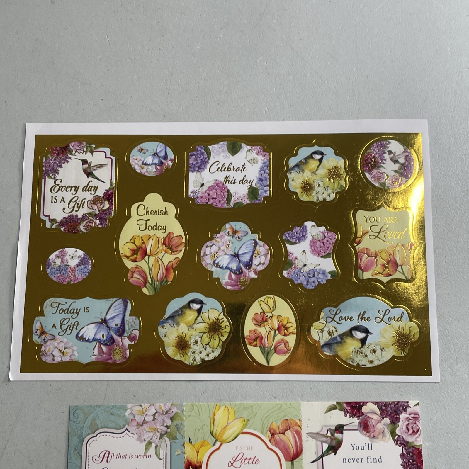 Boys Town 2024 Stickers Sheet – Celebrate Cherish Today Gift + To/From Tags