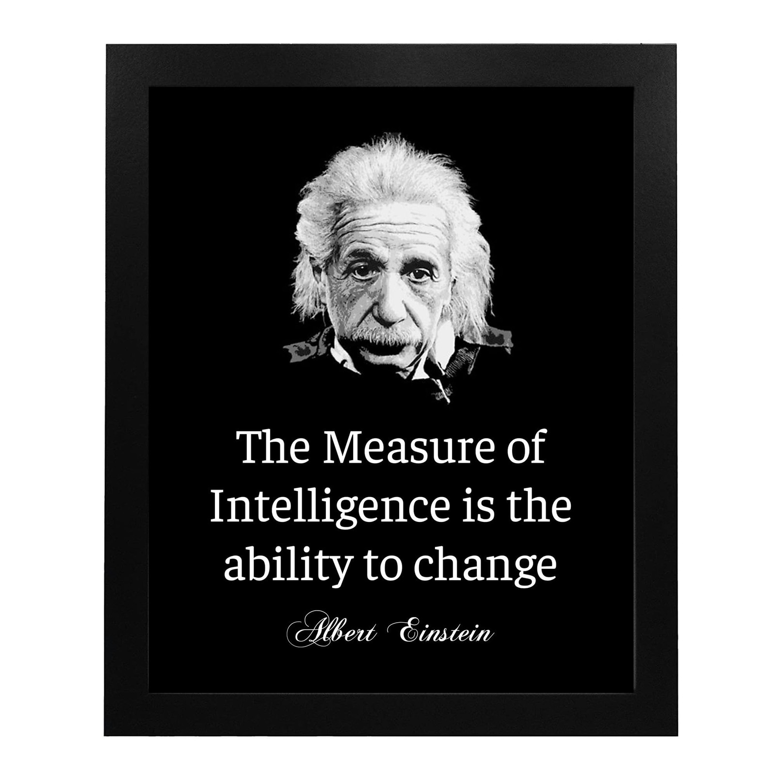 Albert Einstein Motivational Quotes Wall Art Print – Philosophical Decor for …