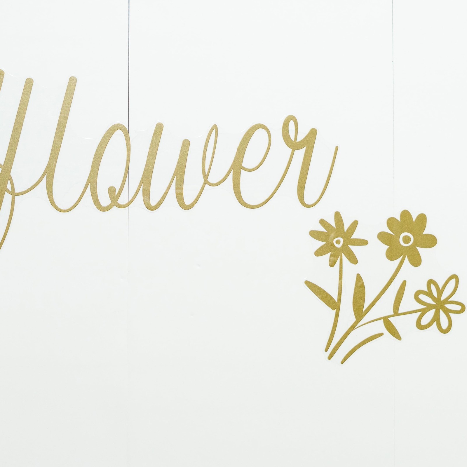Baby Shower Decal Sign – Wildflower Theme Decoration for Girl or Boy