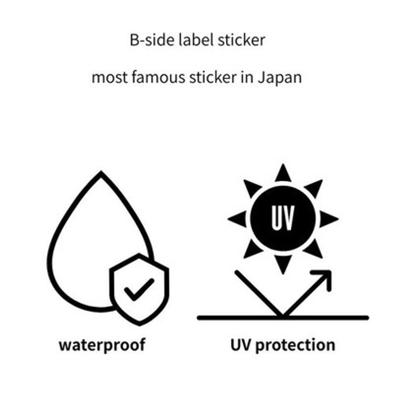 Mashkin Akuma Front Black B-SIDE LABEL sticker art thick vinyl japan graphic