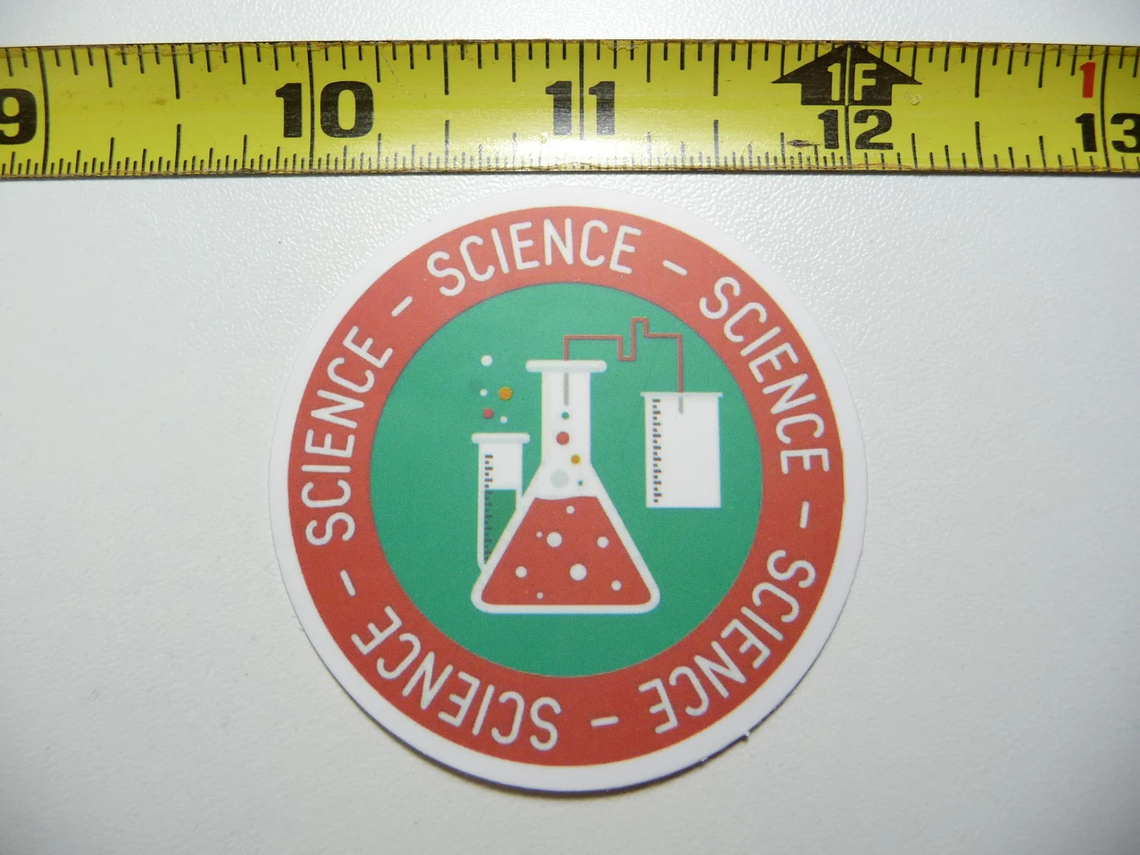 SCIENCE CIRCLE ALL THE WAY AROUND SMALL STICKER DECAL SCHOOL TEACHER PROFESSOR