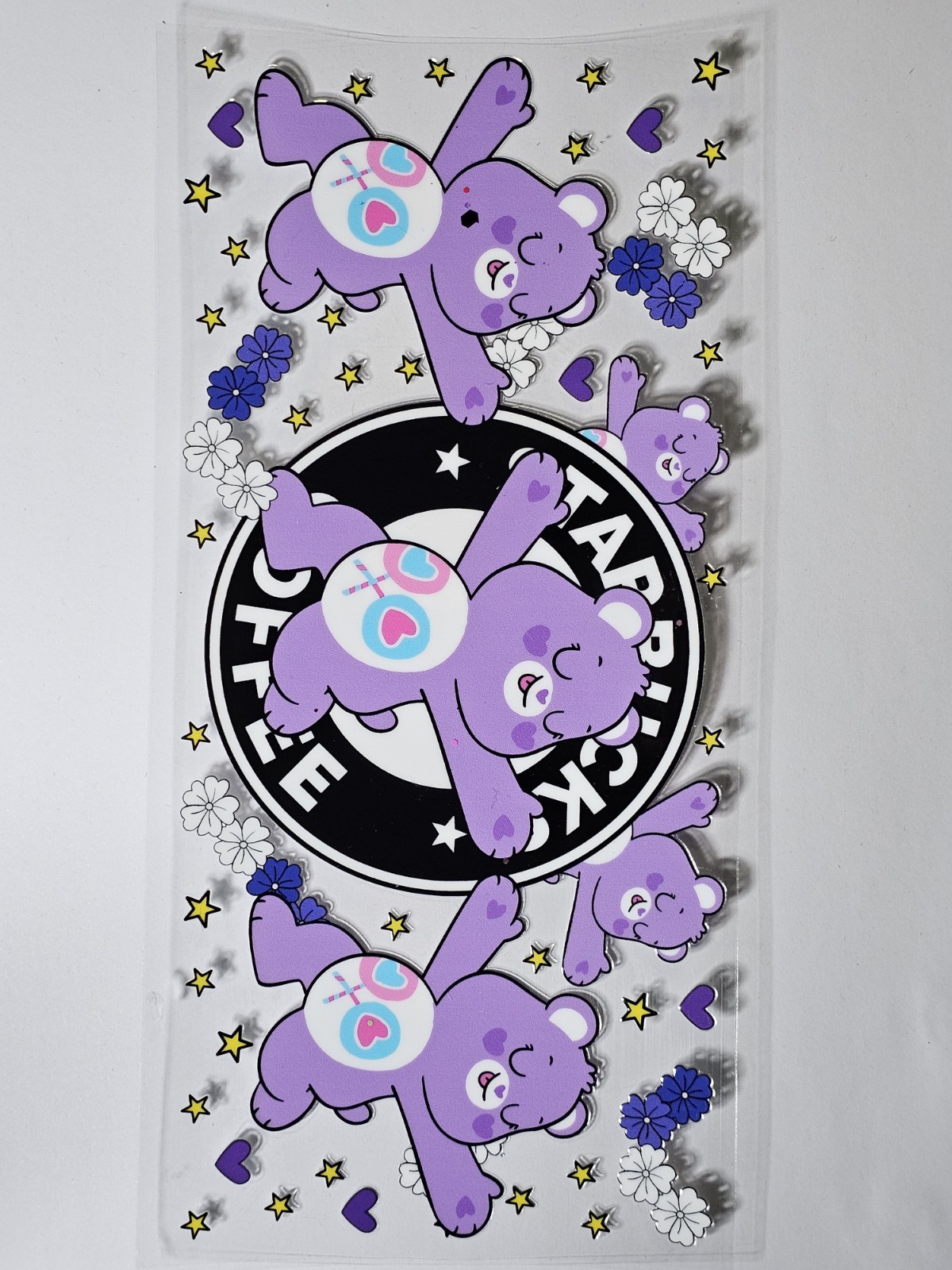 Care Bears UV DTF Transfer Sticker Wrap Tumbler UVDTF BUY 10+ GET COMBINED SHIP