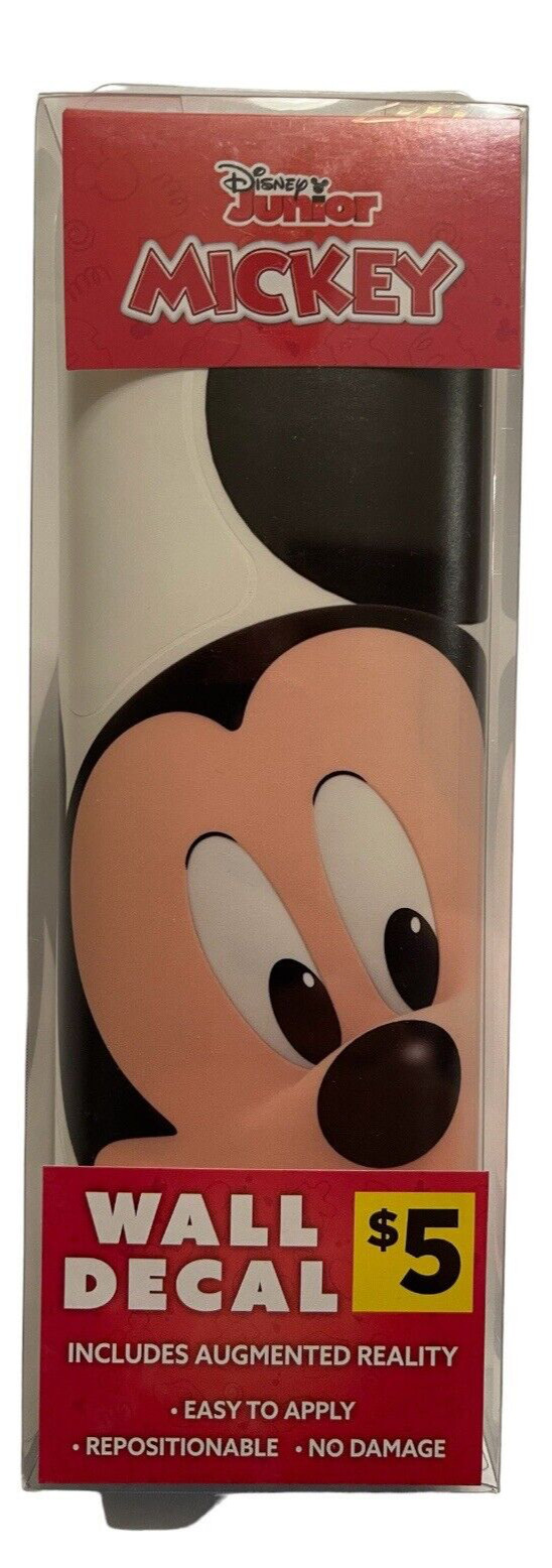 Disney Mickey Wall Decal 13×16” w/Augmented Reality Action – *FREE SHIP*