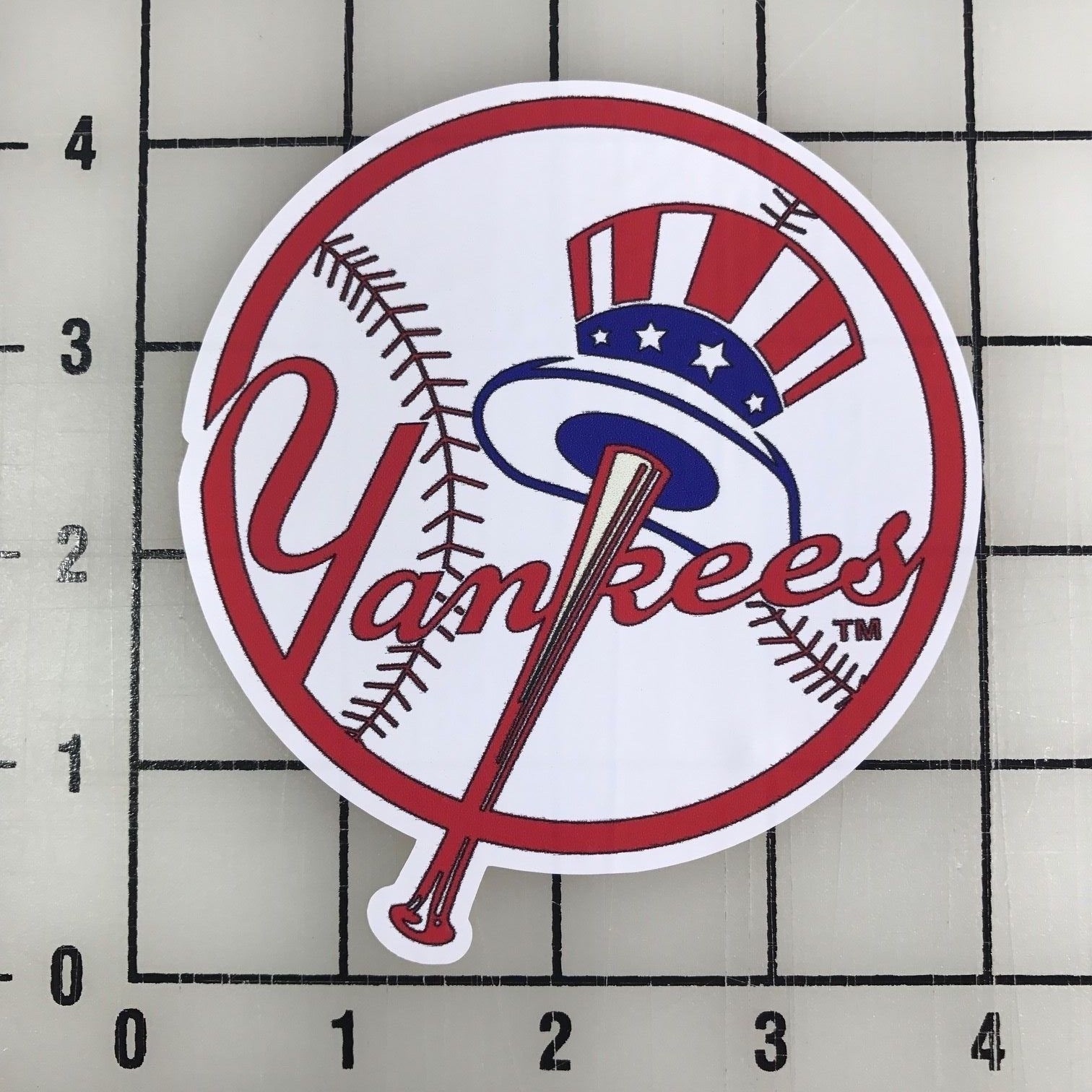 New York Yankees MLB 4" Wide VInyl Decal Sticker – BOGO