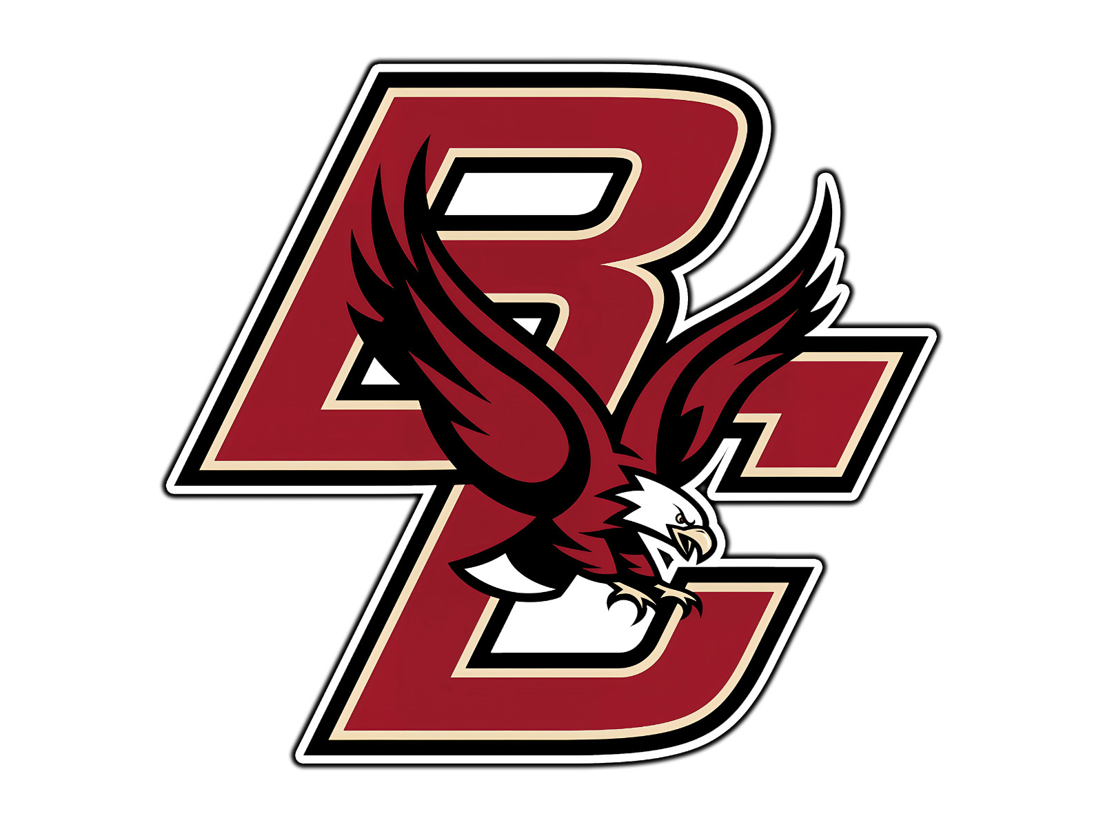#0442 Boston College Eagles Logo College Sticker Waterproof Vinyl Decal Die-Cut