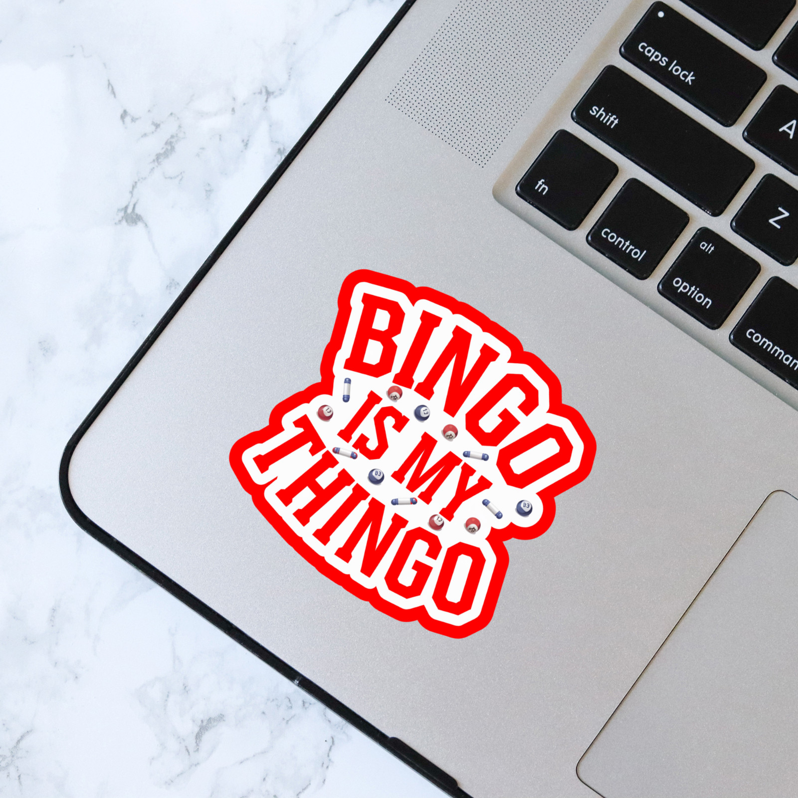 Funny Bingo Lover Stickers for Your Water Bottler, Computer, or Planner