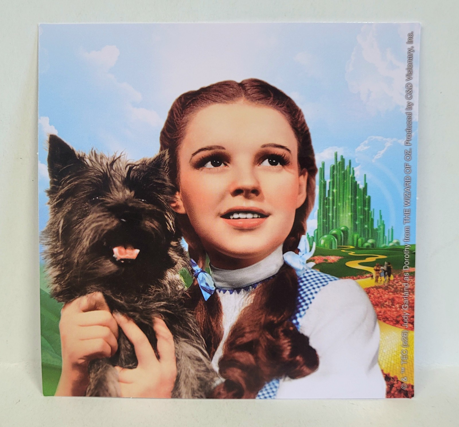 Stickers – C&D Visionary – The Wizard of Oz Dorothy Toto 4"x4" NEW Classic Movie