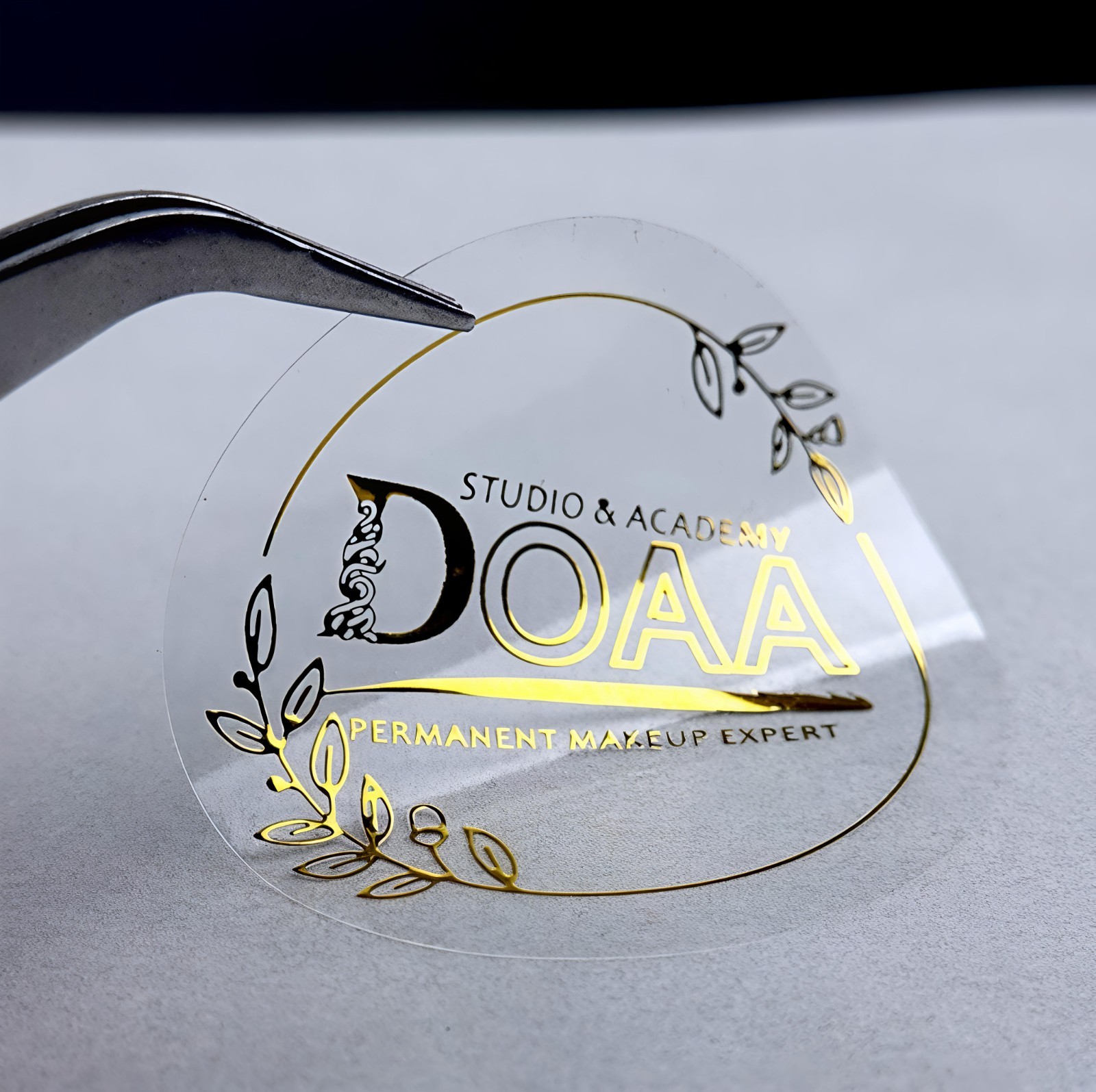 Custom Nickel Metal Transfer Sticker 3D Business Logo Branding Label Waterproof
