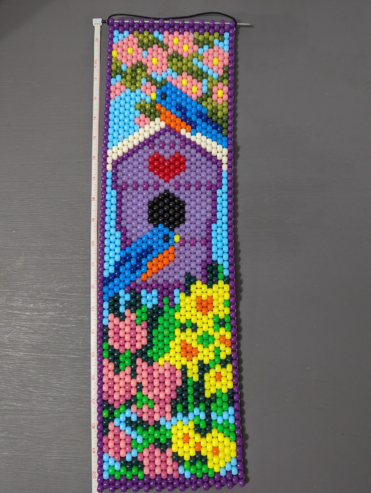 Handmade Beaded Bird House