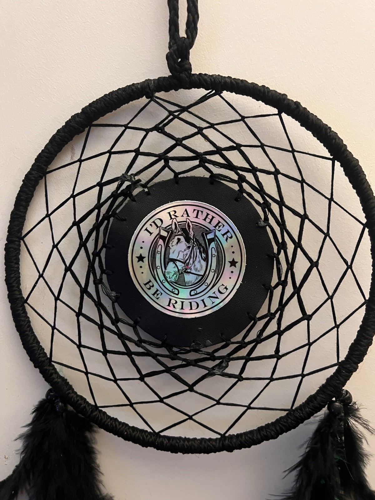 Horses Dreamcatcher’8 Ring ‘ I Rather Be Riding “