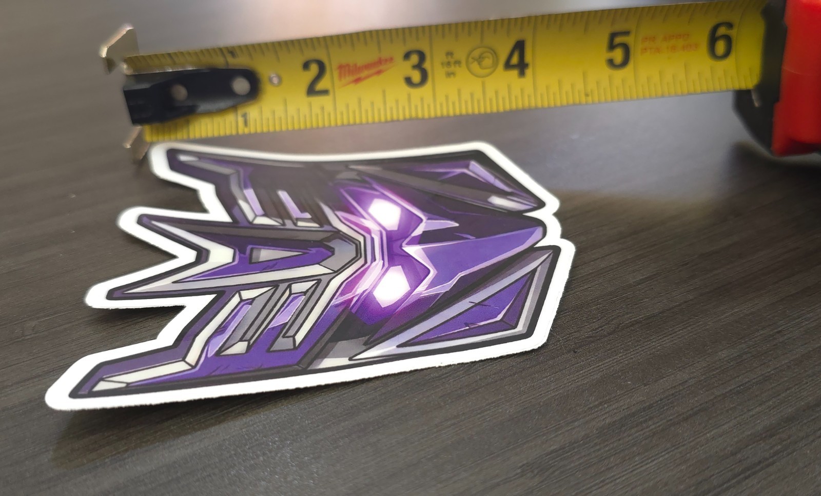 Megatronus Fan Art Vinyl Sticker DarkFall/Purple Decepticon Transformers