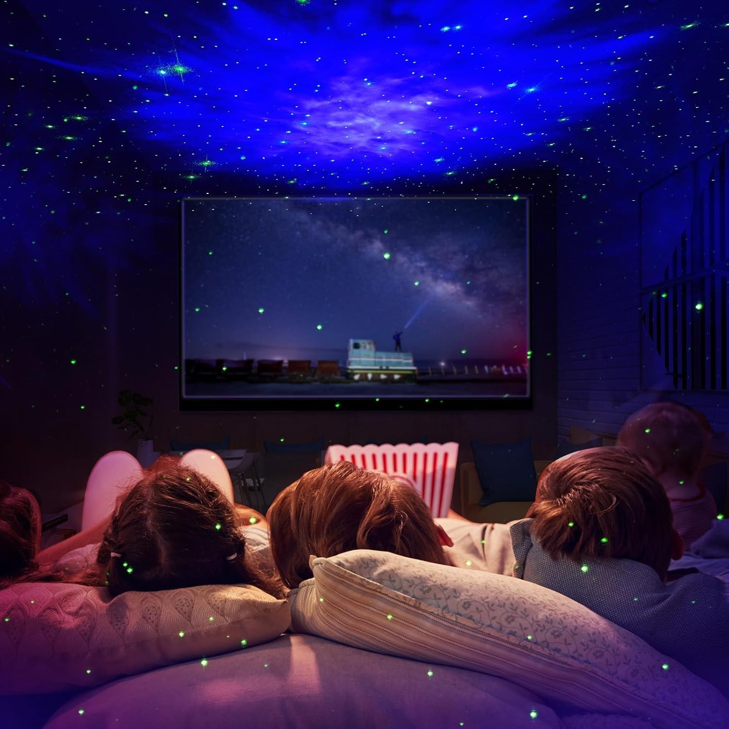 Versatile Pink Astronaut Galaxy Projector – Cute Night Light for Aesthetic Rooms