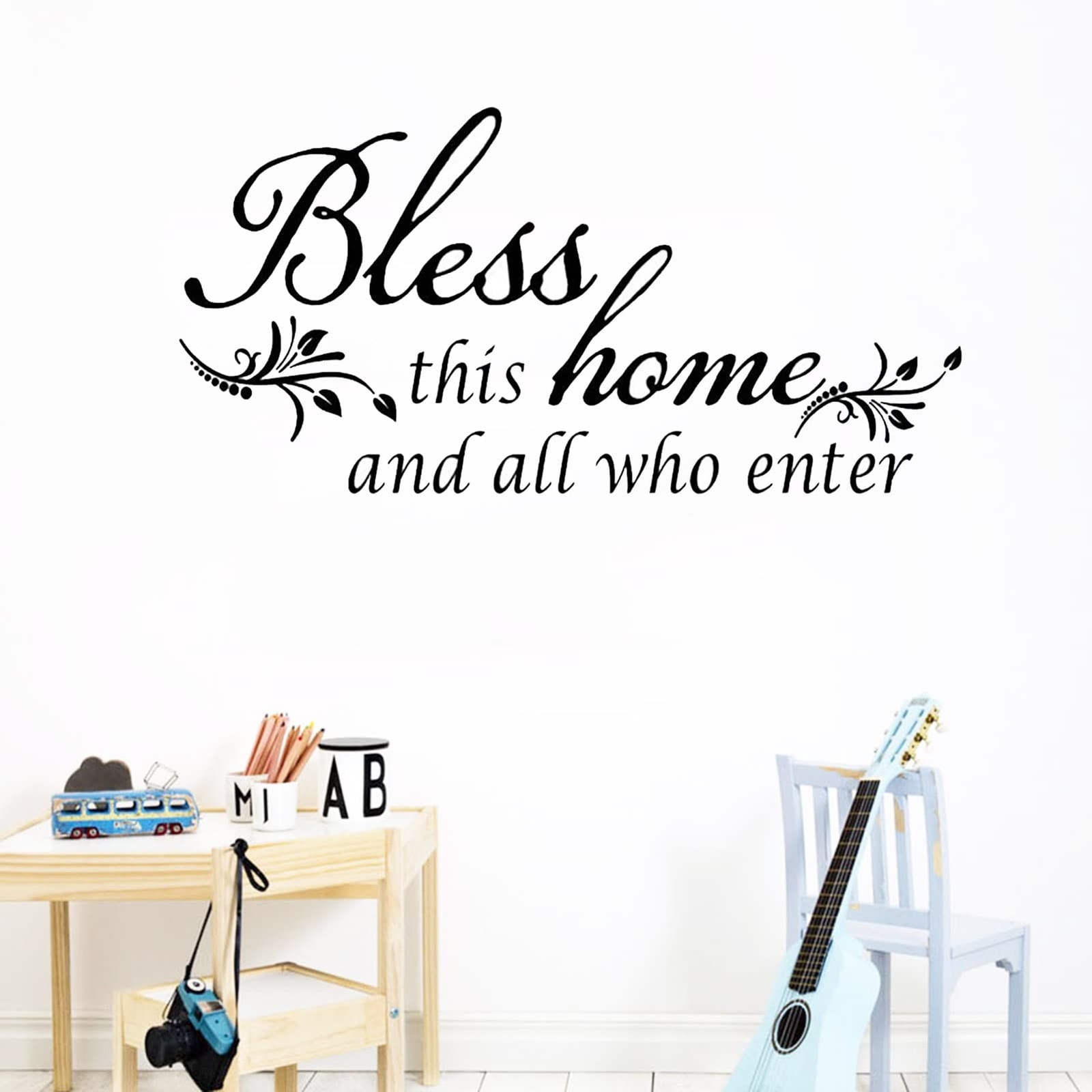 Wall Stickers, Family Letter Quote Water-Proof Home Decor Wall Sticker, Remov…