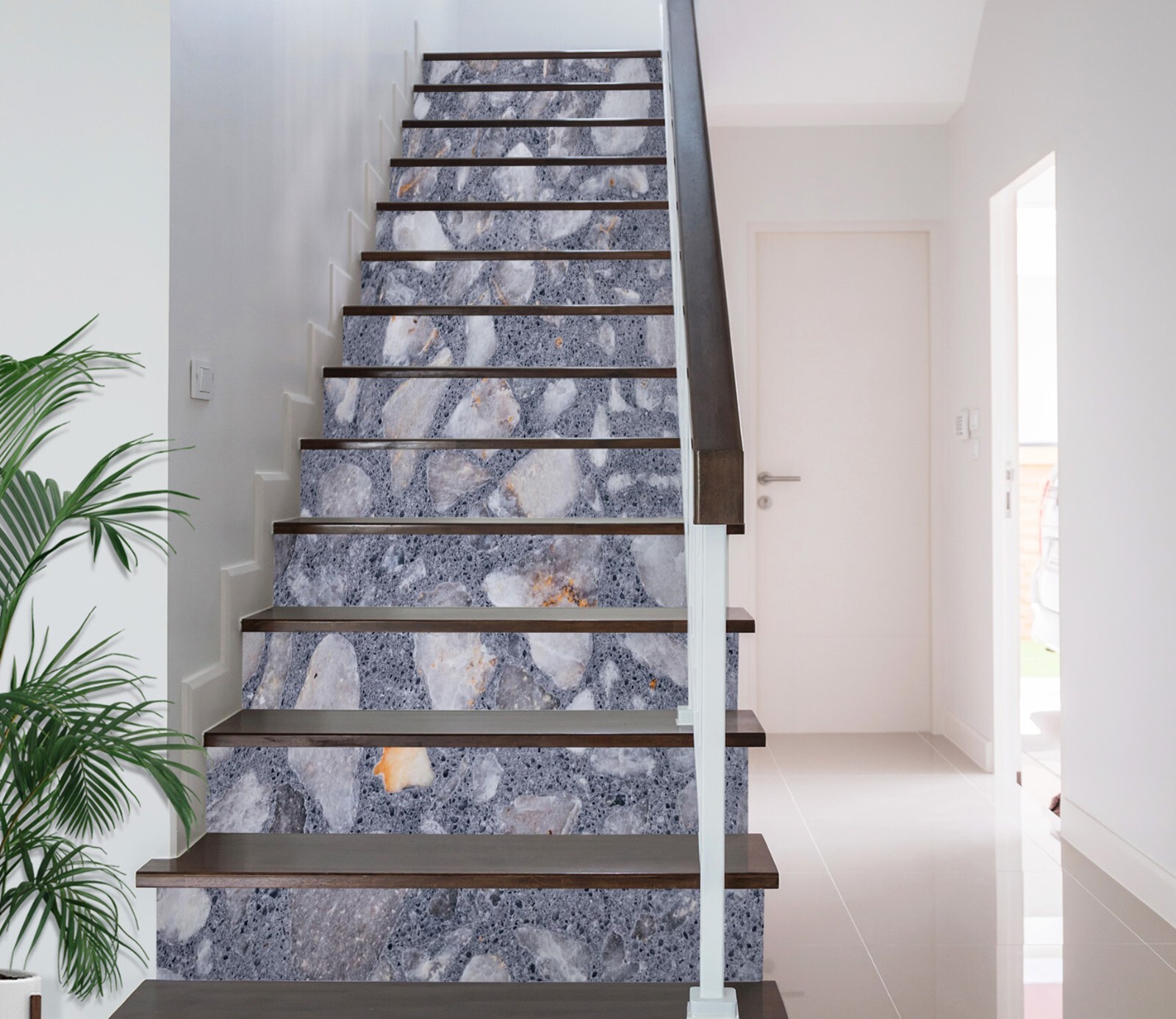 3D Stone Fragments 8650 Stair Risers Decoration Photo Mural Decal Wallpaper Romy