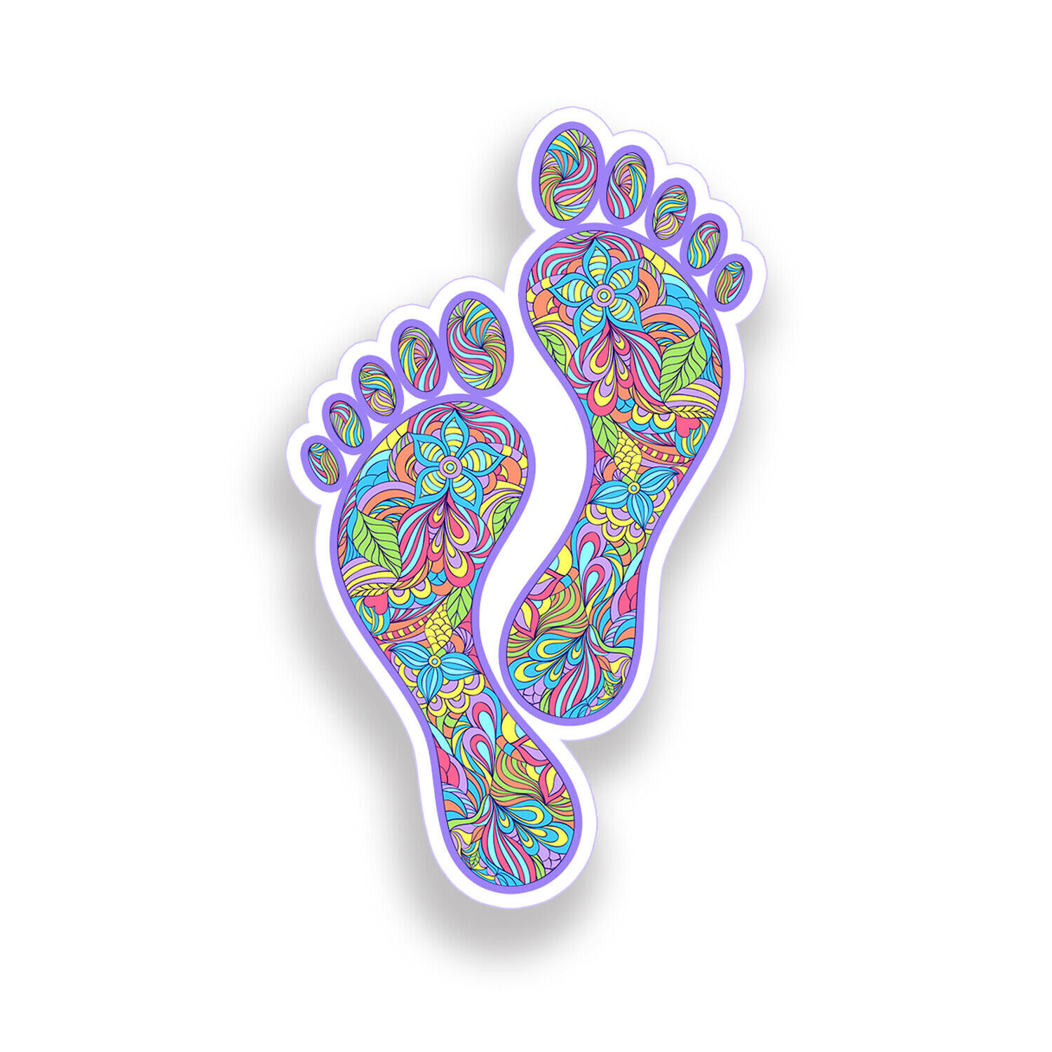 Footprint Sticker Decal