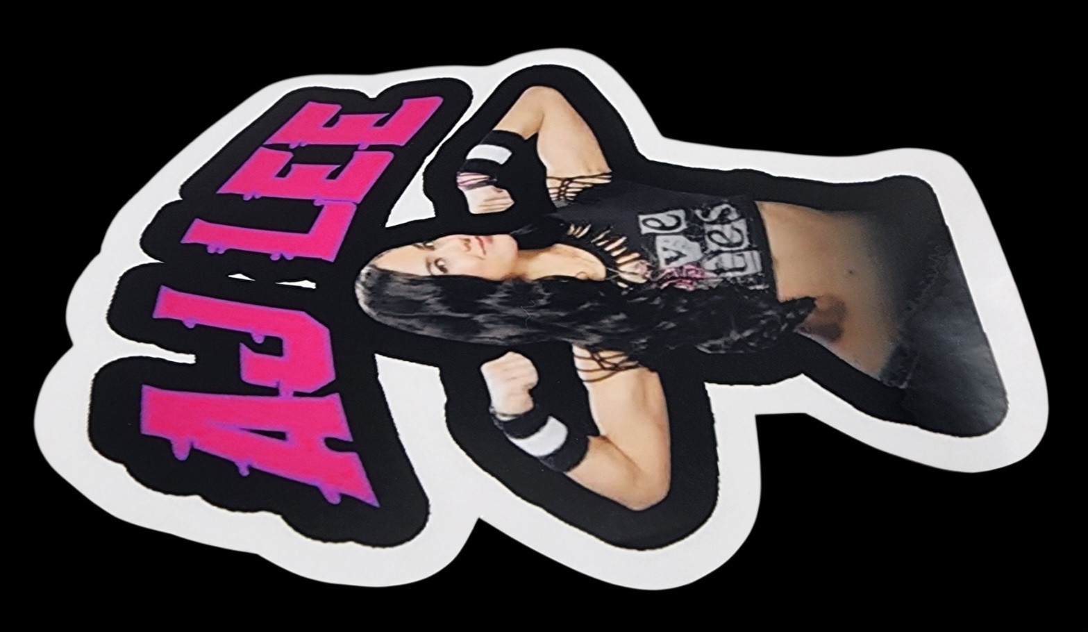 Female Wrestler Waterproof Car Decal Laptop Vinyl Sticker Large