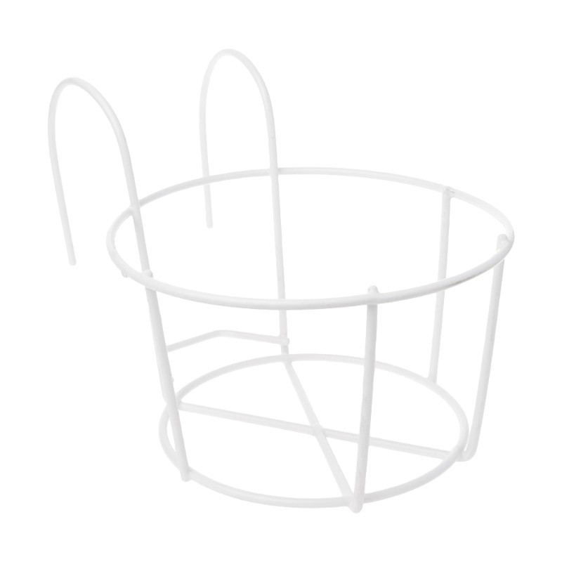 Hanging Plant Iron Racks Metal Fence Planter Indoor Outdoor Garden Yard Decor
