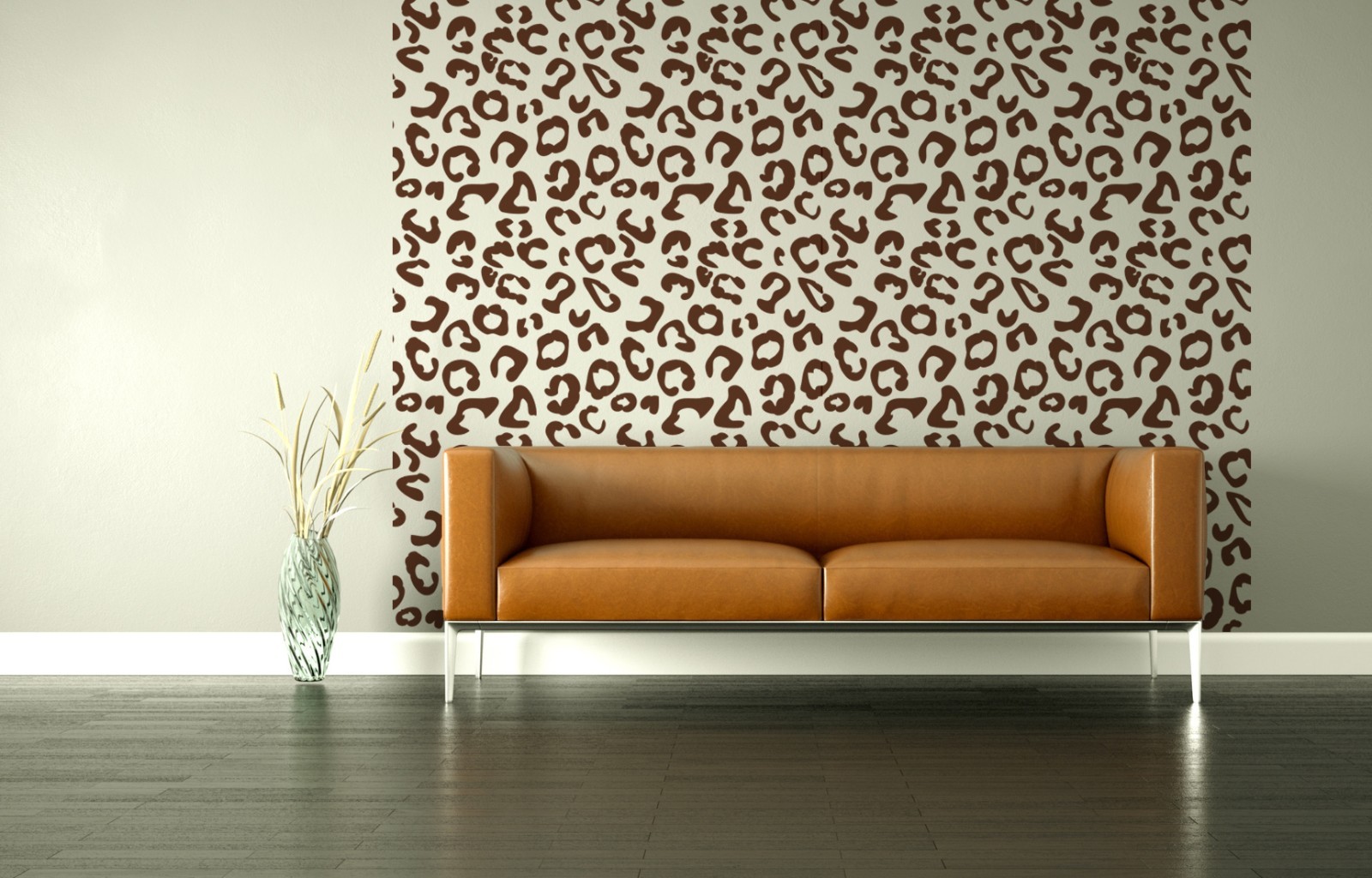 Leopard Print Wall Decal, Animal Print Decor, Nursery Decor, Nursery Wall Art
