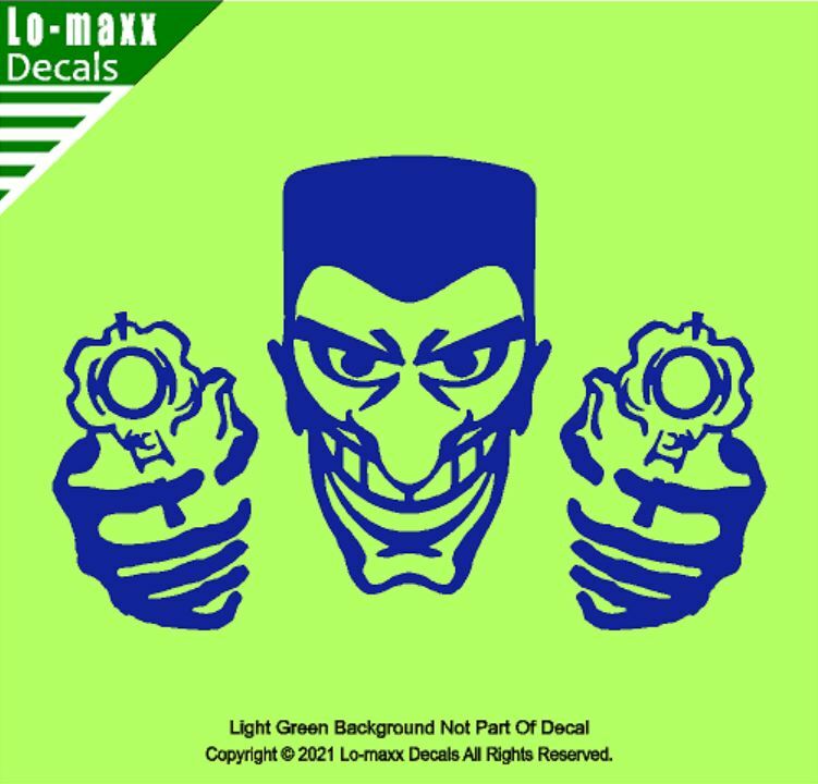 Gangster With Guns Sweet New Design Superior Quality Art Die Cut Vinyl Decal