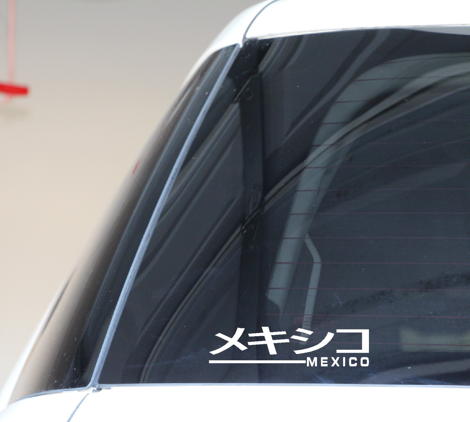 Mexico Decal Japanese Kana Sticker MX JDM Stance Lowered Drift Japan TRD
