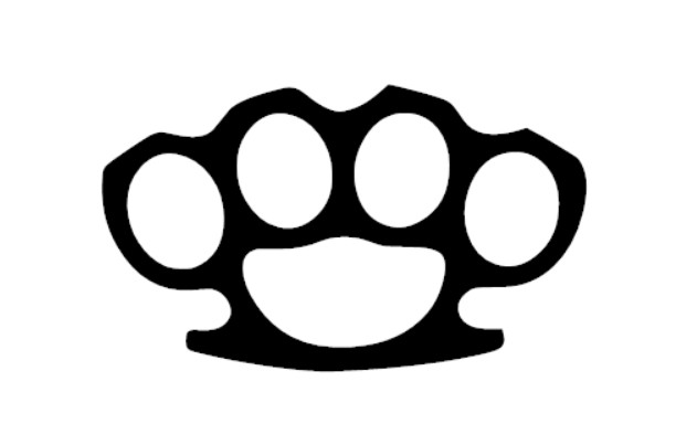 Brass Knuckle Decal – Multiple Sizes & Colors Available – Defense Fight Swing