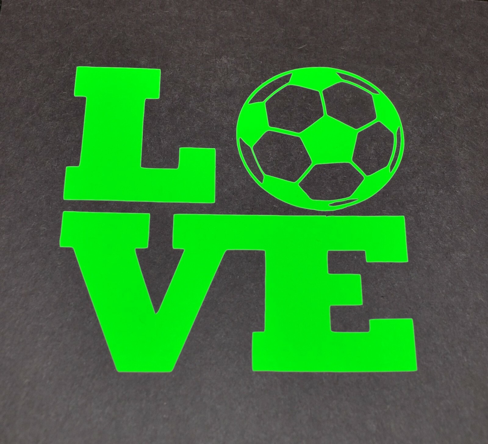 Soccer Love CNC cut Decal Vinyl Sticker – 6 colors!
