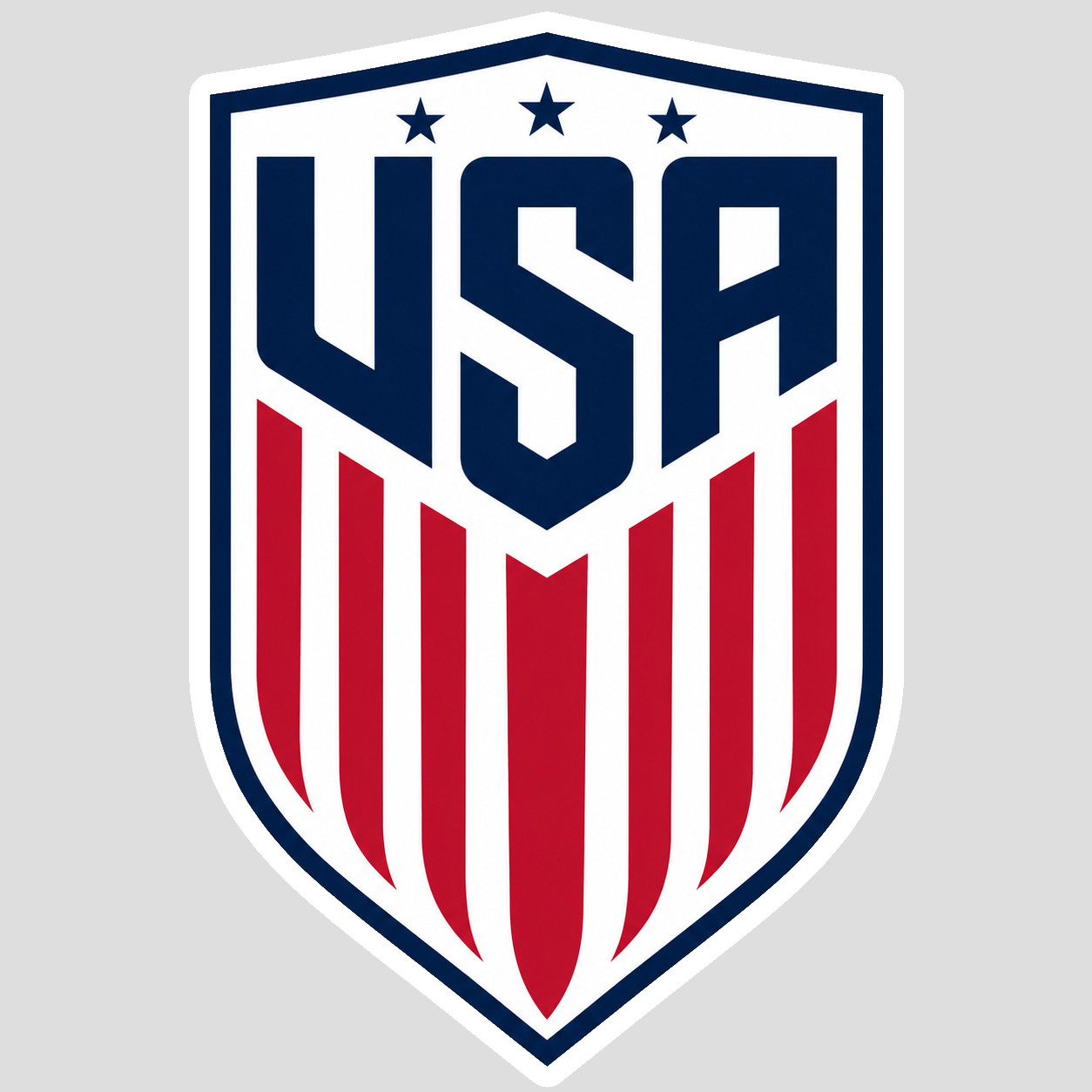 USA National Soccer Team Weather Resistant Vinyl Sticker/Decal 02
