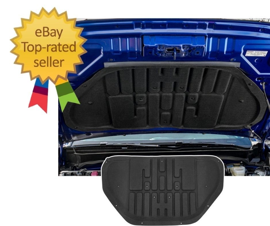 xipoqix Hood Insulation Pad Mat Compatible with 2024 2025 2026 Toyota Black