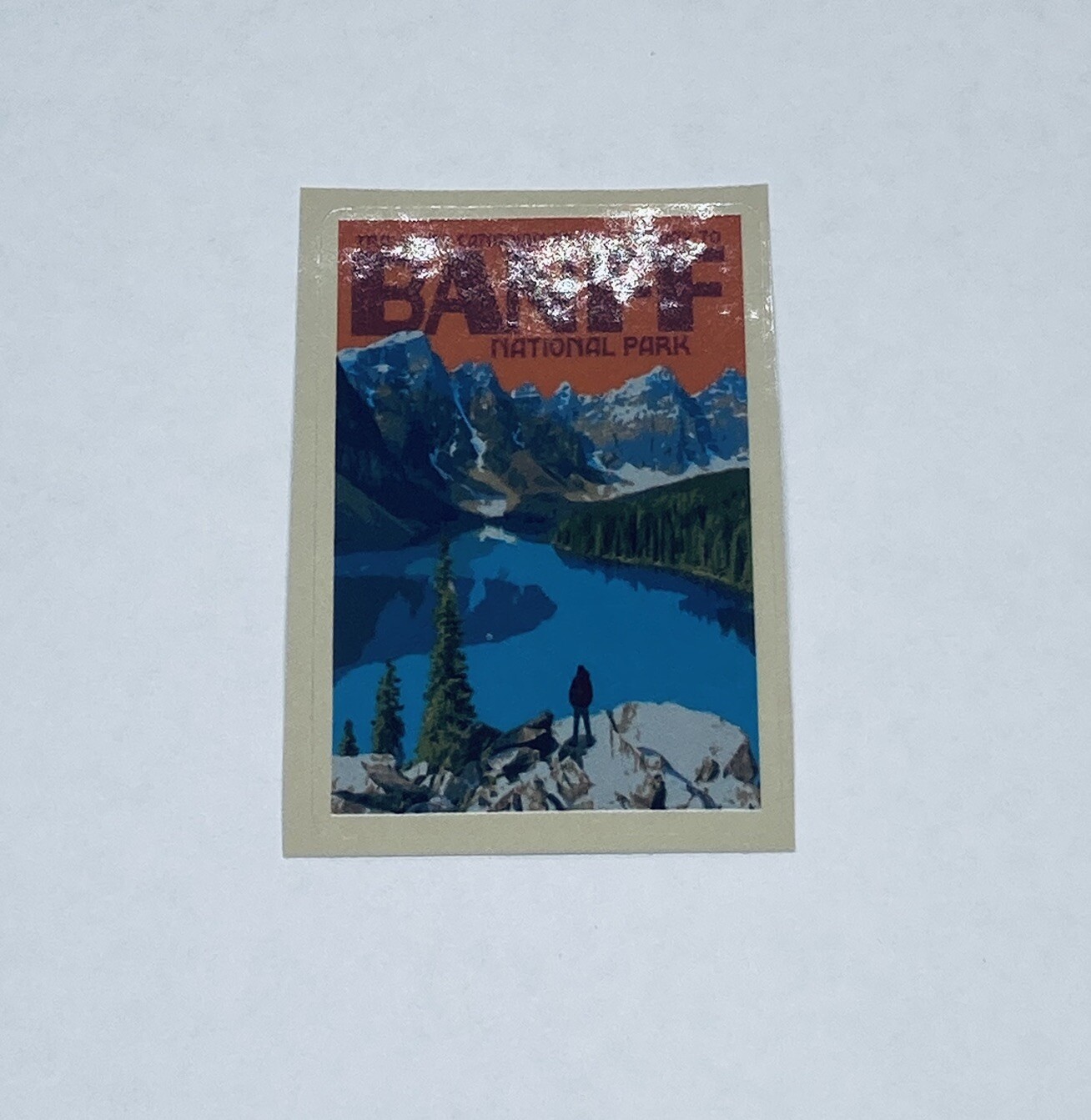 Banff National Park Sticker Railways Travel Art Decal Vinyl Country Souvenir Tc6
