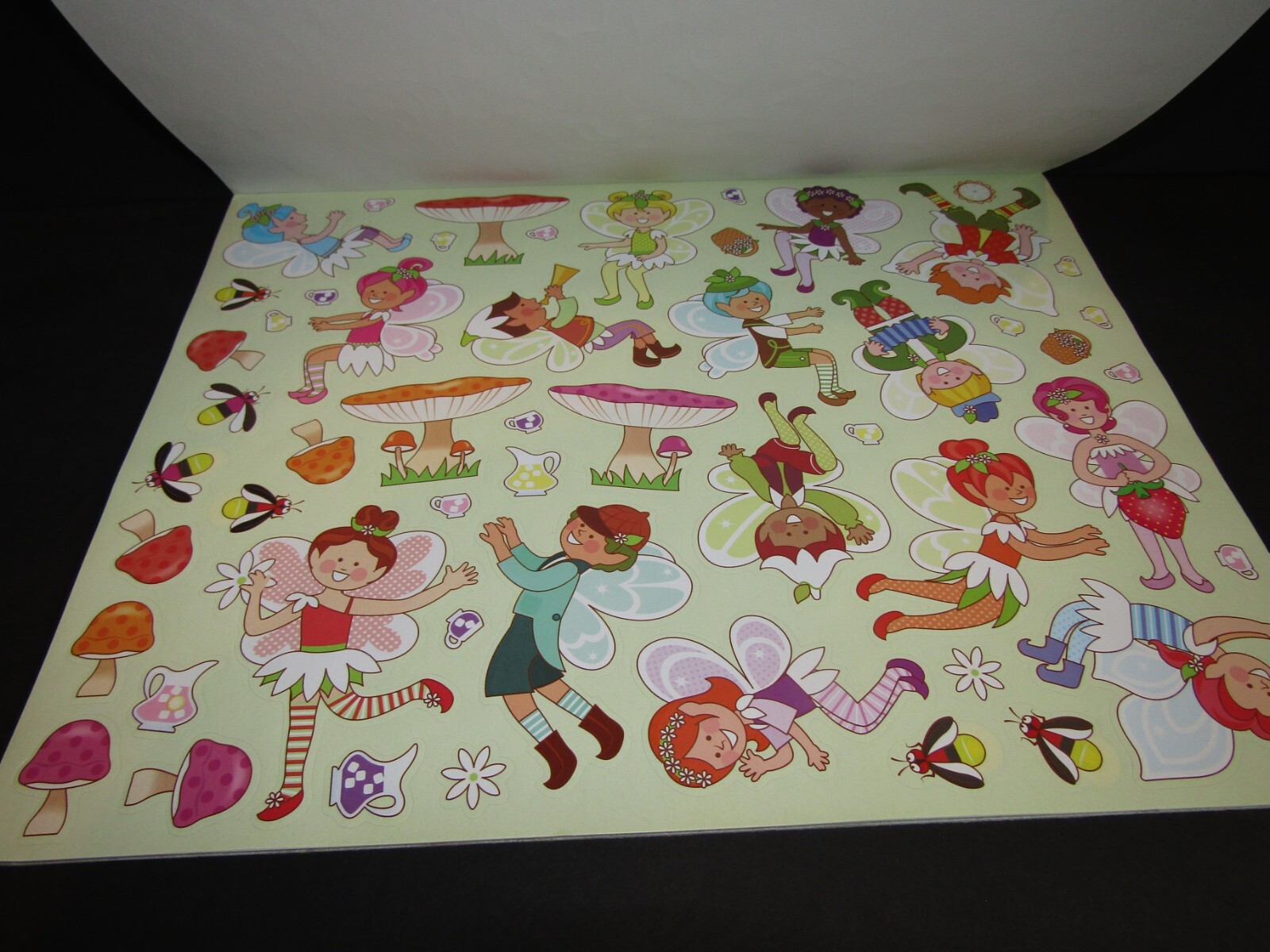 MELISSA & DOUG Scratch & Sniff Sticker Pad FLORAL FAIRIES 15 Scenes 210 Sticker