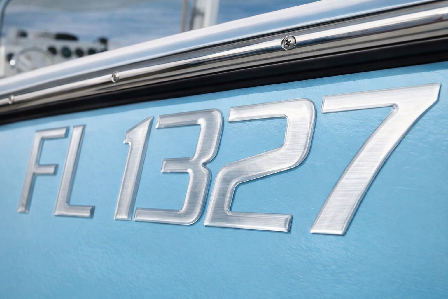 Boat Registration Numbers and Letters – Raised Domed Marine Decals for Boats