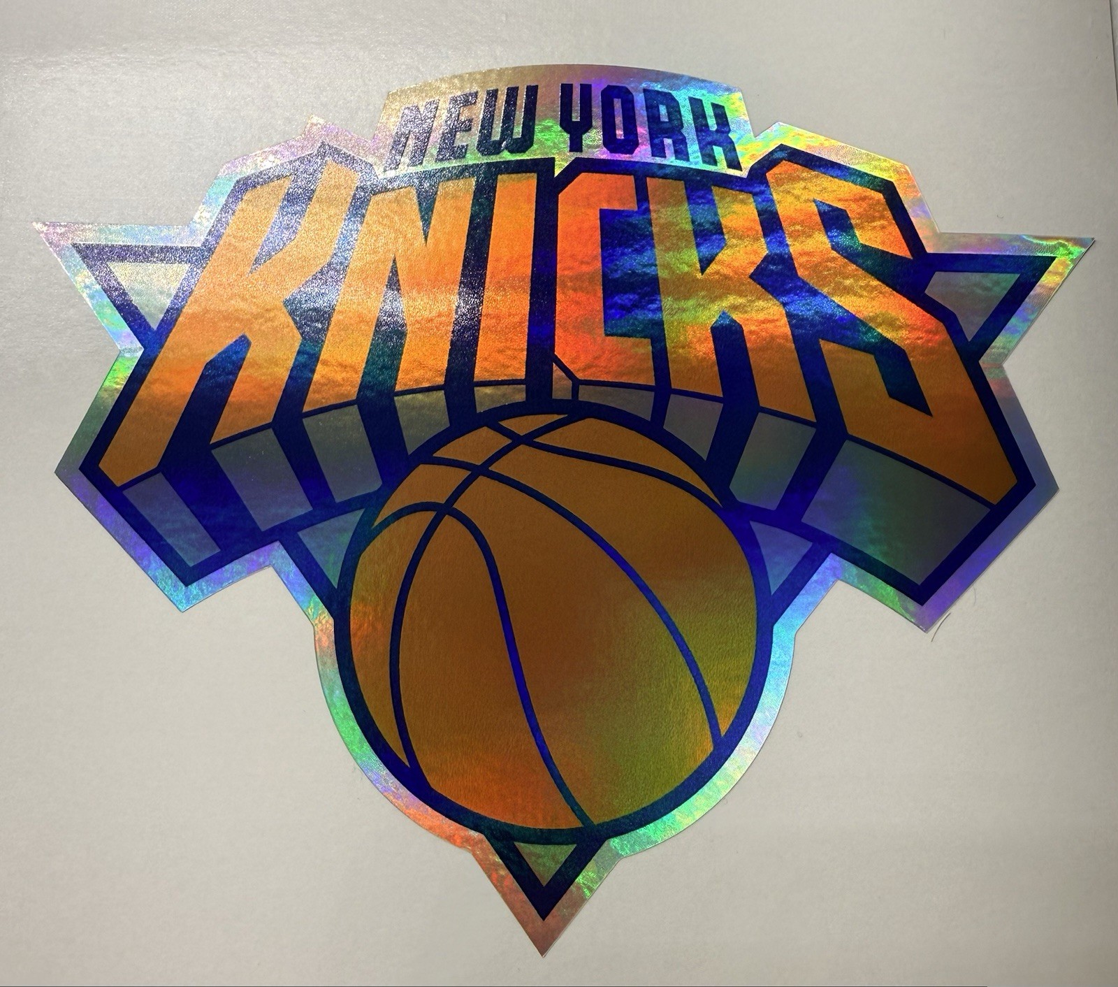 New York Knicks Holographic Vinyl Decal