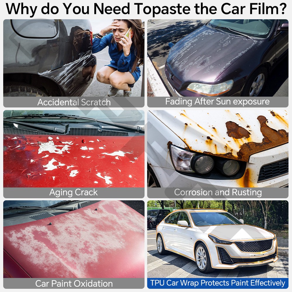 For Cadillac CT5 Luxury 2020-2024 Precut Paint Protection Film Clear Bra PPF TPU