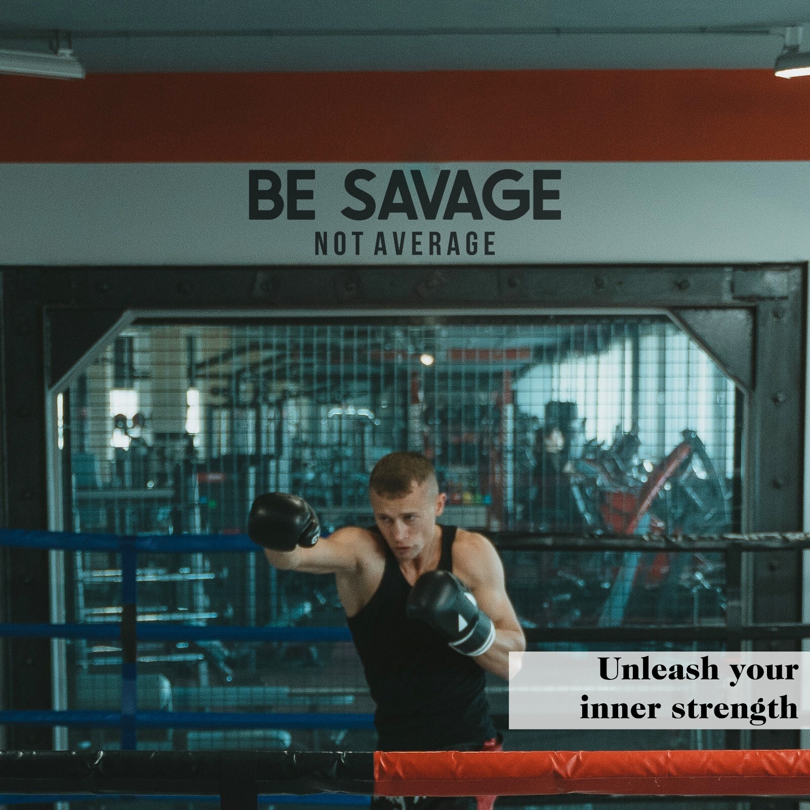 Be Savage Not Average Motivational Wall Decal Sticker Quote for Home Gym Office