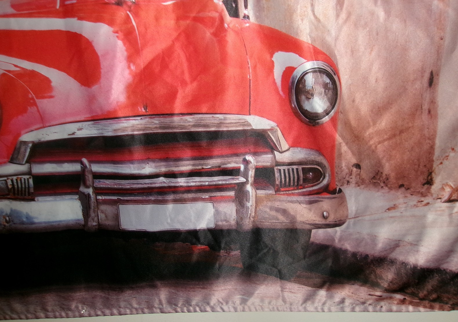 Wall Decor XXXL Classic Car Sz. 78" Horizontal 59" Vertical One Sided
