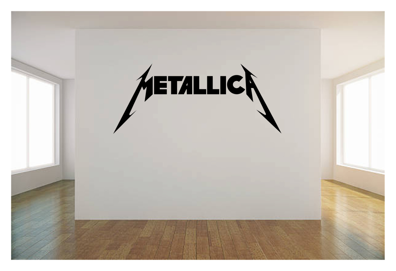 METALLICA LOGO 36" Vinyl wall art sticker music decal heavy metal rock band