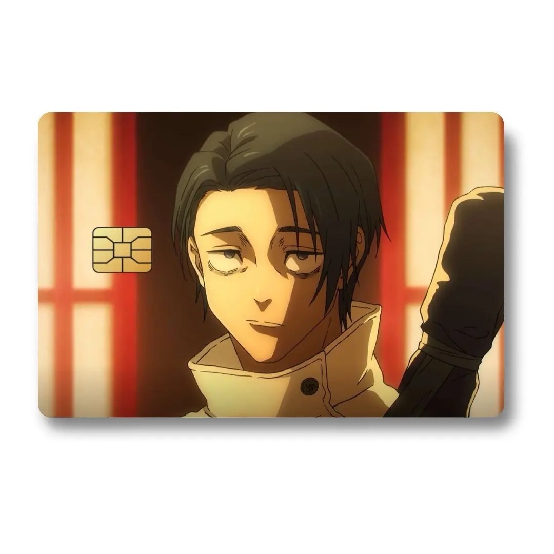 Jujutsu Kaisen Custom Decal Credit Card Cover Vinyl Skin Sticker Anime Lover Gif