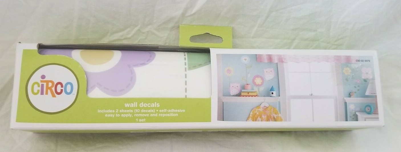 Circo Florals & Owls Wall Decals NIP