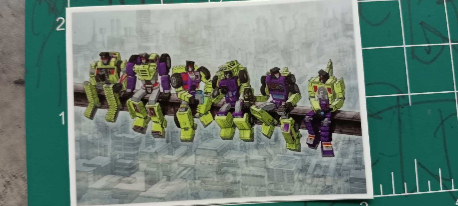 TRANSFORMERS X CONSTRUCTICONS VYNIL STICKER 2X3