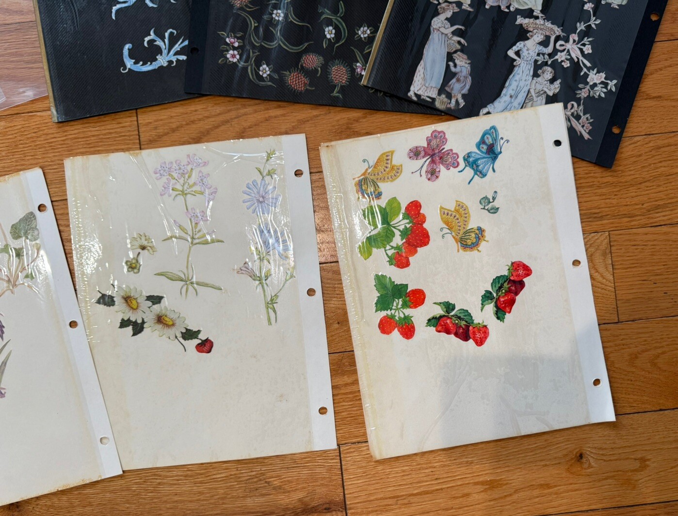 Decoupage Cutouts Vintage Floral Birds Animals People Vintage