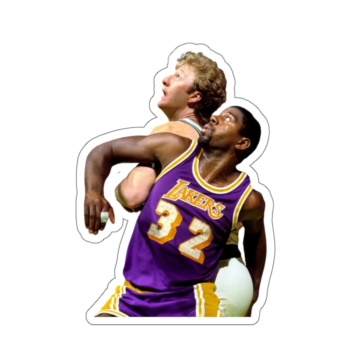 Legend of Larry Bird and Magic Johnson – Kiss-Cut Stickers