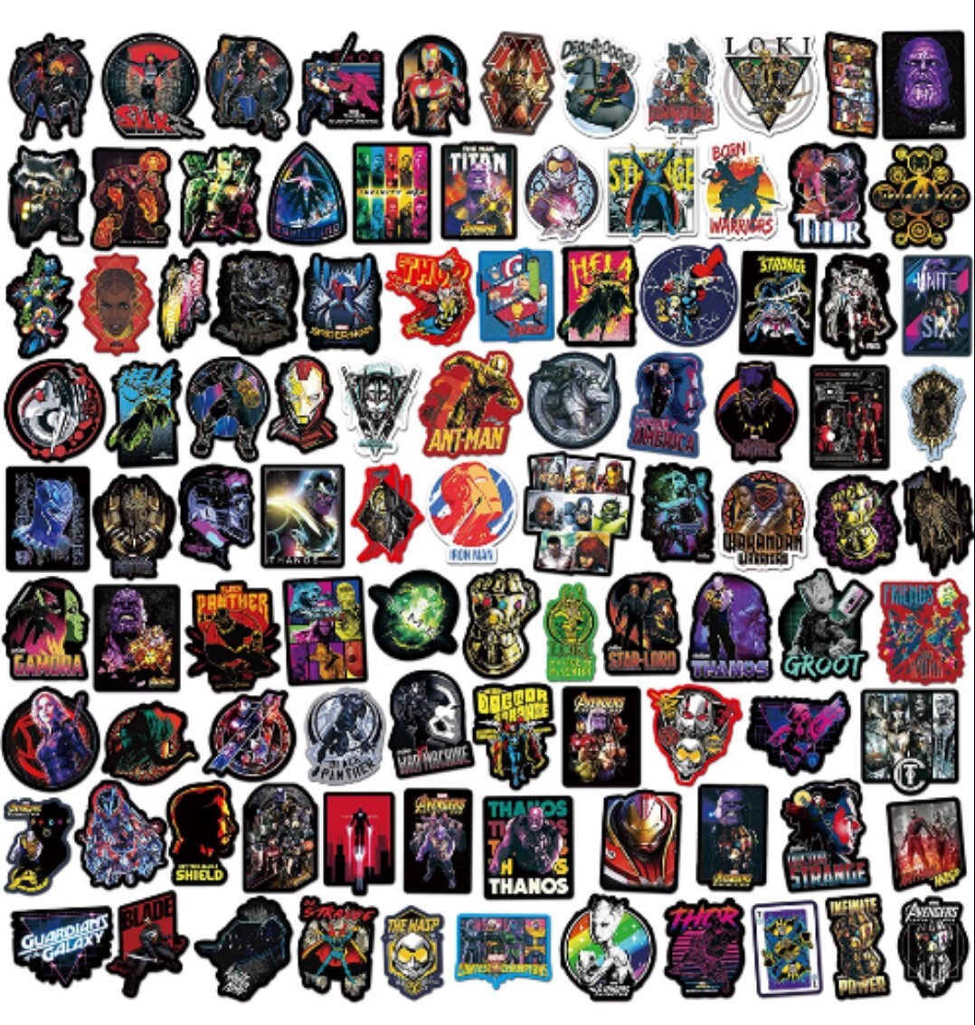 10 PCS Marvel Avengers Guardians of the Galaxy Stickers BRAND NEW